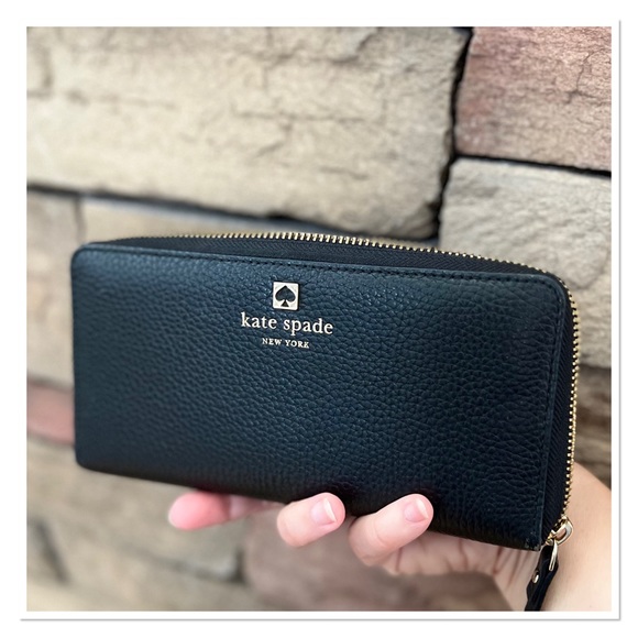 KATE SPADE Black Leather Continental Wallet - Picture 8 of 8